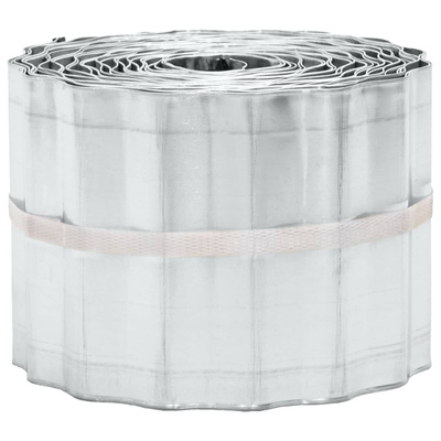 Krawężnik do trawnika 20 m x 30 cm Stal ocynkowana srebrny