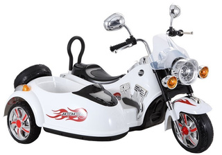 Motor na Akumulator Trójkołowy SX138 Światła LED MP3 Biały
