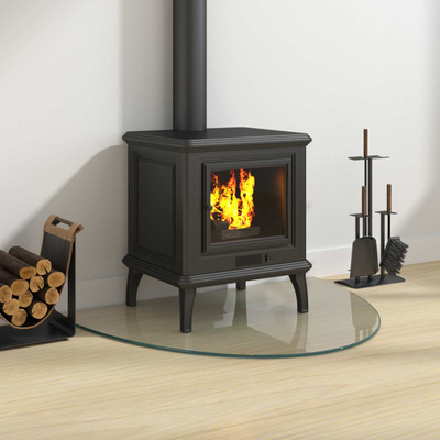 Szklana płyta kominkowa przezroczysty 800 x 600 mm Szkło