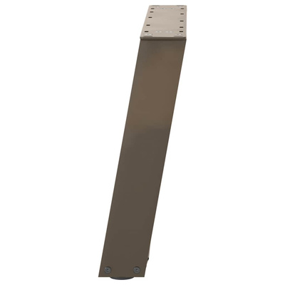 Nogi do stolika kawowego w kształcie litery U 2 szt. Naturalna stal 70x(42-43) cm Stal