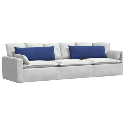 Poduszki na sofę 2 pcs Niebieski policyjny 120 x 40 cm