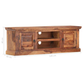 vidaXL Szafka pod TV, 120x30x40 cm, lite drewno sheesham