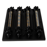 Plafon Abigali Retro 4, czarny 4xE27