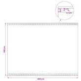 Plandeka z oczkami 2 szt. zielony 3 x 4 m 260 gsm PE