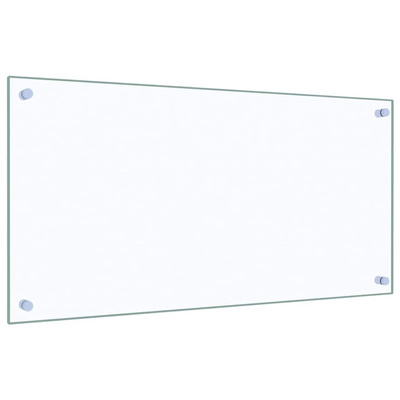 Panele ochronne do kuchni, przezroczyste 2 szt. 80x40 cm, szkło