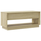 vidaXL Szafka pod TV, dąb sonoma 102x41x44 cm, materiał drewnopochodny