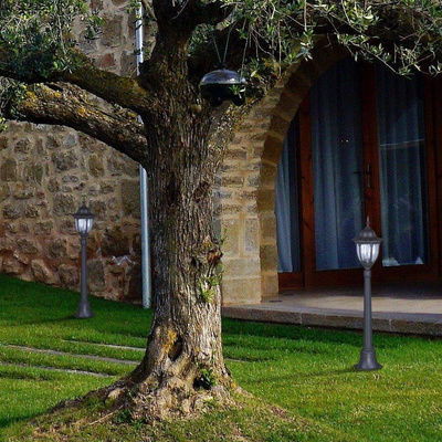 Niska zewnętrzna lampa stojąca K-6007A/L czarna z serii VASCO KAJA