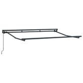 Rama manualnej markizy Z regulacją Antracyt 3,5 x 2 m Stal