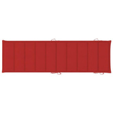 vidaXL Ogrodowy leżak z poduszką, lite drewno akacjowe