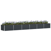 Donica Antracyt 480 x 80 x 45 cm Stal