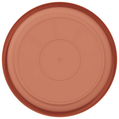 Okrągły Talerzyk Kwiatowy 6 pcs Czerwony ceglasty ? 14 x 2 cm