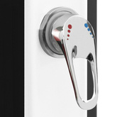 Ogrodowy prysznic solarny z końcówką prysznicową i kranem, 35 L