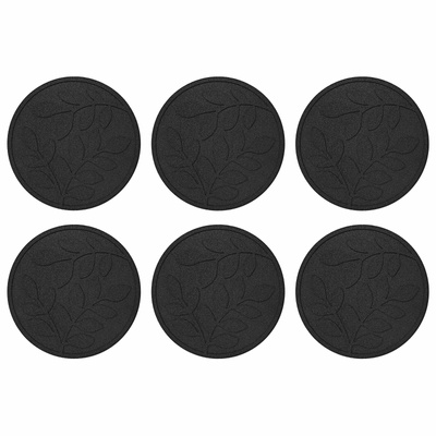 Kamień kroczący 6 pcs Czarny ? 44 x 2 cm Guma