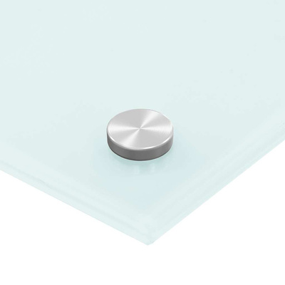 Panel ochronny do kuchni, biały, 70x50 cm, szkło hartowane