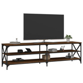 vidaXL Szafka pod TV, brązowy dąb, 180x40x50, materiał drewnopochodny