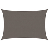 Żagiel przeciwsłoneczny, 160 g/m?, antracytowy, 3x4 m, HDPE