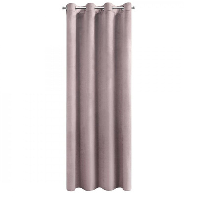 Zasłona Rosa pudrowy róż 140x250