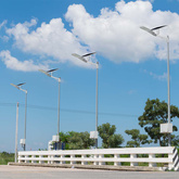 50W Lampa uliczna solarna / Barwa:6000K / Obudowa: Srebrna