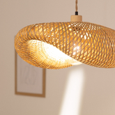 Lampa Wisząca Bambusa Kapelusz Boho Abrruzzo Ponti E27