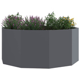 Donica Antracyt 120 x 120 x 50 cm Stal