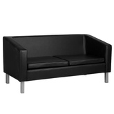 Gabbiano sofa do poczekalni BM18003 czarna 126716