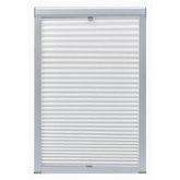 vidaXL Roleta plisowana, biała, PK08