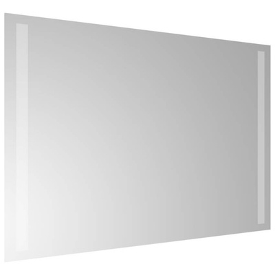 vidaXL Lustro łazienkowe z LED, 60x40 cm