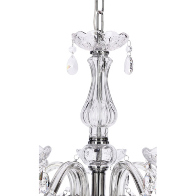 Cristallo lampa wisząca chromowy 8x40W E14 transparentny 38-30337