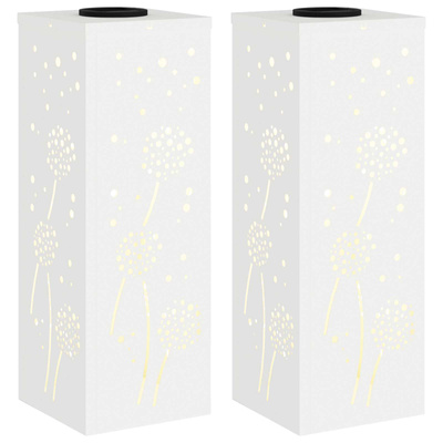 Słoneczna LED lampa na ścieżkę 2 pcs Biały
