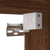 vidaXL Wiszące szafki telewizyjne, 2 szt., brązowy dąb, 40x34,5x60 cm