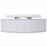 Lampa Sufitowa Z reflektorami Szary 38 x 38 x 13,5 cm tkanina