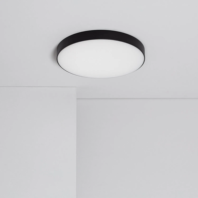 Plafon Łazienkowy LED 19W Okrągły Czarny 18cm Ściemnialny Abruzzo Uno