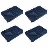 Koc antypoślizgowy z sztucznego futra królika Olite 4 pcs