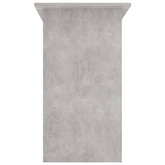 vidaXL Biurko, betonowa szarość, 80x45x74 cm, materiał drewnopochodny