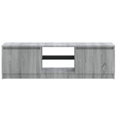vidaXL Szafka pod TV z LED, szary dąb sonoma, 120x30x35,5 cm