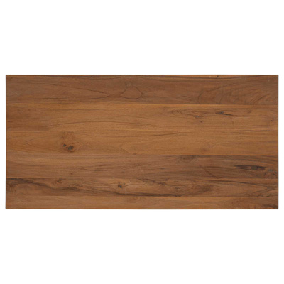 Stolik kawowy naturalny 100 x 50 x 40 cm Lite drewno teakowe