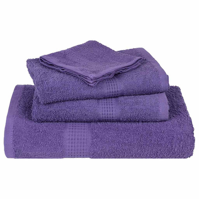 Ręczniki do rąk FROGN 4 szt. Fioletowe 50x100 cm 360 g/m?