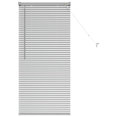 Żaluzje weneckie Srebrny 130 x 60 cm Aluminium