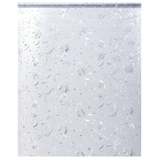 Folia okienna, matowa, wzór kwiatowy, 90x500 cm, PVC