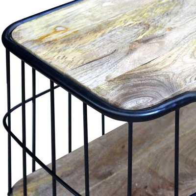 vidaXL Szafka pod TV, drewno mango, 100x40x45 cm