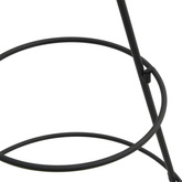 Metalowa choinka świąteczna, do dekoracji, czarna, 125 cm vidaXL