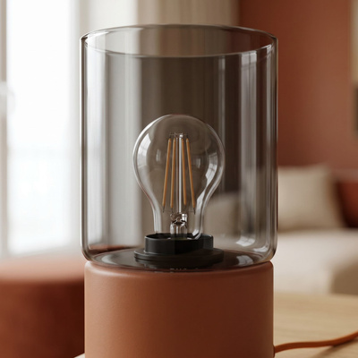 Lampka stołowa do nowoczesnego salonu, 1 x E27 K-6053 z serii DEX