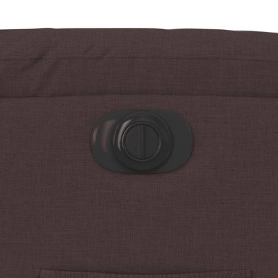 vidaXL Podnoszony fotel masujący, elektryczny, rozkładany, brązowy