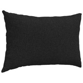 Poduszki na sofę 2 pcs Czarny 60 x 40 cm tkanina
