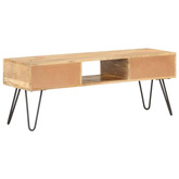 vidaXL Szafka pod TV, 120x35x45 cm, lite drewno mango