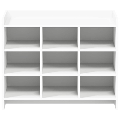 Szafka na buty Biały 85 x 39,5 x 70 cm Drewno inżynieryjne
