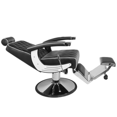 Gabbiano fotel barberski Imperial czarny 112449