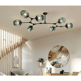 Lampa sufitowa Abigali SMOKEY 9xE27