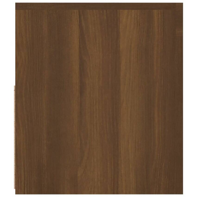 vidaXL Szafka pod TV z oświetleniem LED, brązowy dąb, 120x35x40 cm model standard