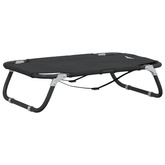 vidaXL Legowisko dla psa, antracytowe, tkanina Oxford i stal